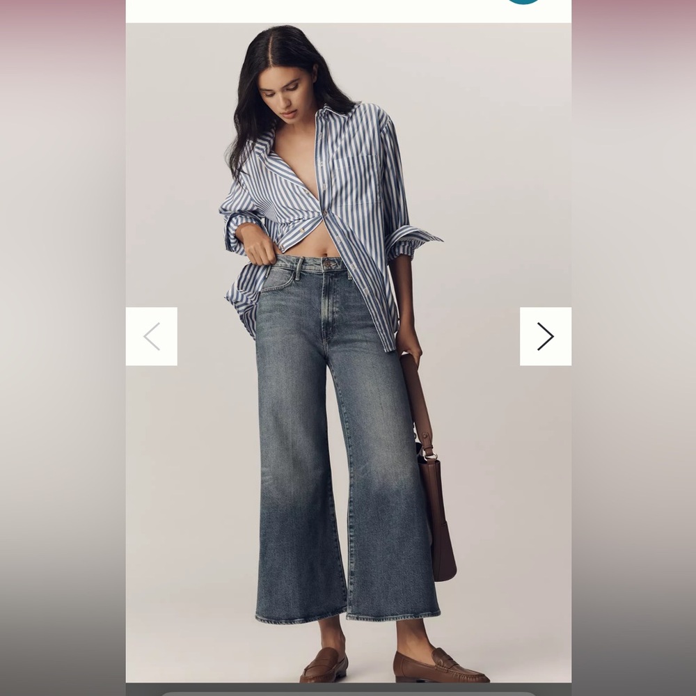 MOTHER the Hustler Roller Ankle Jeans